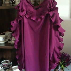 NWT Lane Bryant cold shoulder blouse